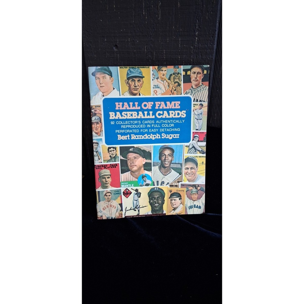 Hall of Fame Baseball Cards by Bert Randolph Sugar, published by Dover Publicati